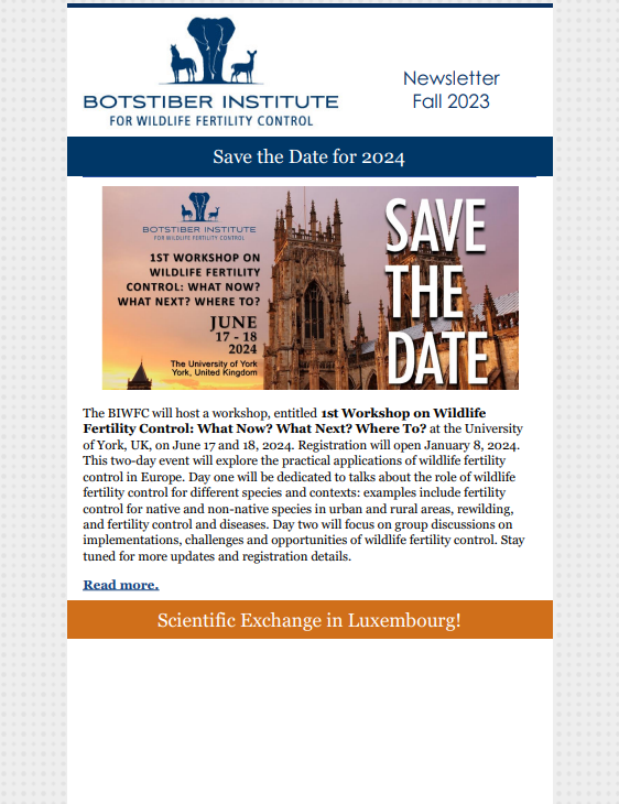 Newsletter Fall 2023