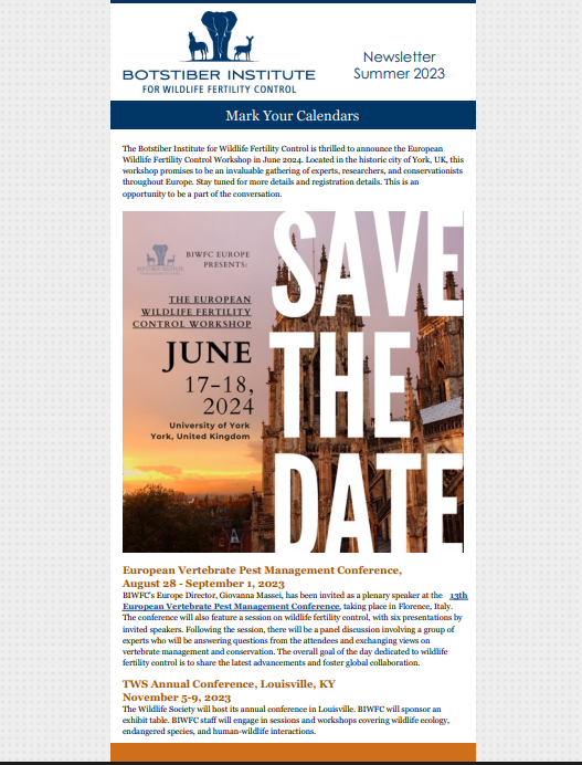 Newsletter Summer 2023